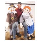 Pilgrim Plush Chair Doll Set