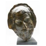 12" Death Mask Sculpture of Aristotle