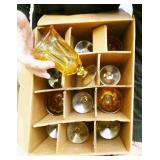 (12) Old Williamsburg Yellow Amber Goblets