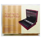 Devonshire Flatware Chest, Chestnut Finish