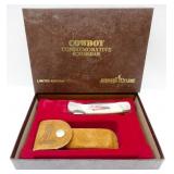 Schrade "Cowboy" Commemorative Scrimshaw Knife