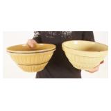 Two #12 Stoneware Bowls
