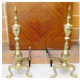 Brass Fireplace Andirons