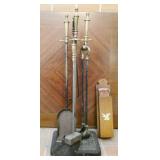 Fireplace Tool Set & Matches