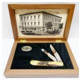 1997 Case XX Lownes Orgill Stag Gold Trapper Knife