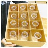 (12) 8.5" Hurricane Lamp Chimneys