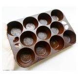Vintage Cast Iron Muffin Pan