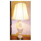 Cut Glass Crystal Table Lamp