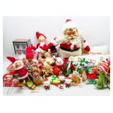 Annalee Christmas Ornaments, Needlepoint Pillows