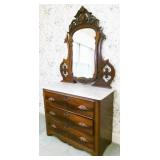 Victorian Style Marble-Top Dresser