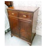 Mahogany Record Cabinet