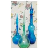 MCM Onion Bottles/Decanters