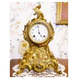 Antique Louis XI-Style Mantel Clock