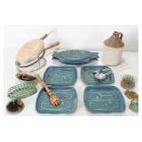 Vintage Kitchen Items & Flower Frogs