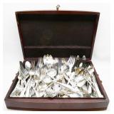 Silver Plate Flatware in Chest