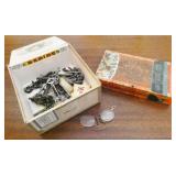 Cigar Boxes, Skeleton Keys, Glasses