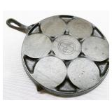 Griswold Cast Iron Plett Silver Dollar Pancake Pan