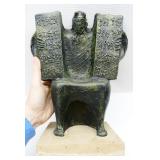 11" Moses and The Ten Commandments Statue