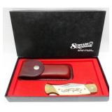 Schrade Scrimshaw "Gators" Lockback Knife