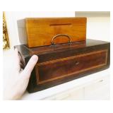 Two Wood Boxes