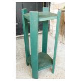 Painted Wood Plant Stand
