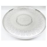 10-1/2" Sterling Silver Pedestal Platter 11.665ozt