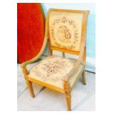 Upholstered Wood Chair