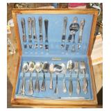 Assorted Silver Plate & Stainless Steel Flatware