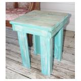 Painted Wood Side Table
