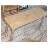 4' Wood Coffee Table