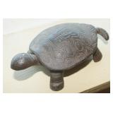 Cast Iron Turtle Trinket Box