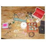 Grouping of Costume Jewelry
