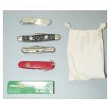 Grouping of Pocket Knives