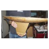 Large Model Sailboat with Lead Keel