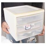 Three Drawer Organizer with Crafting Items