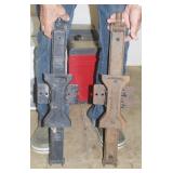 Two Over-Sized Scissor Jacks