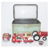 Atq Metal Bread Box Coca-Cola Toys & Bottle Opener