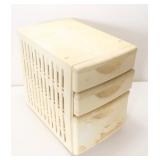 Three Drawer Organizer with Crafting Items