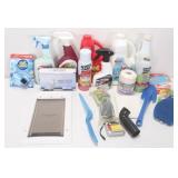 Box Lot: Household Items, Small Doggie Door