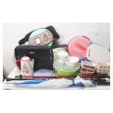 Box Lot: Kitchen & Household Items