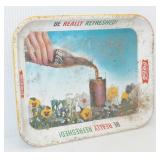 Vintage Coca-Cola Metal Tray