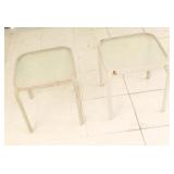 Pair of Patio Side Tables