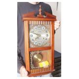 Jupiter 31-Day Key-Wind Pendulum Wall Clock