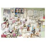 Contents of Wall: Craft Supplies