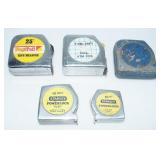 Five Measuring Tapes