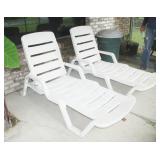 Two Patio Lounge Chairs