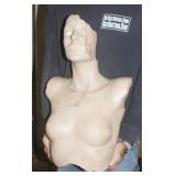 Wall-Mounting Female Torso Mannequin Bust
