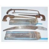 Grouping of Hand Saws & Blades