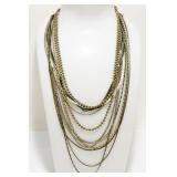 Twelve Sterling Silver Necklaces 41.1g