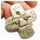 CCH 925 Silver Guardian Angel Pocket Charm 10.3g